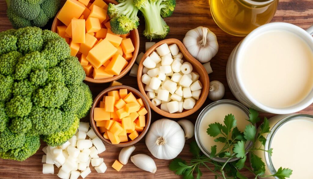 Broccoli Cheddar Soup Ingredients Broccoli Cheddar Soup Ingredients