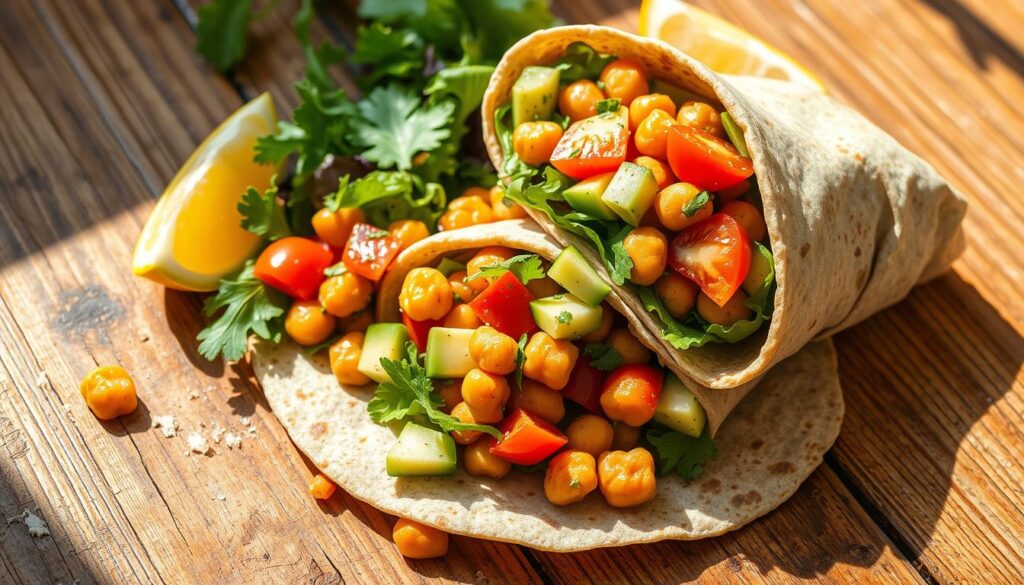 Chickpea Salad Wrap Chickpea Salad Wrap