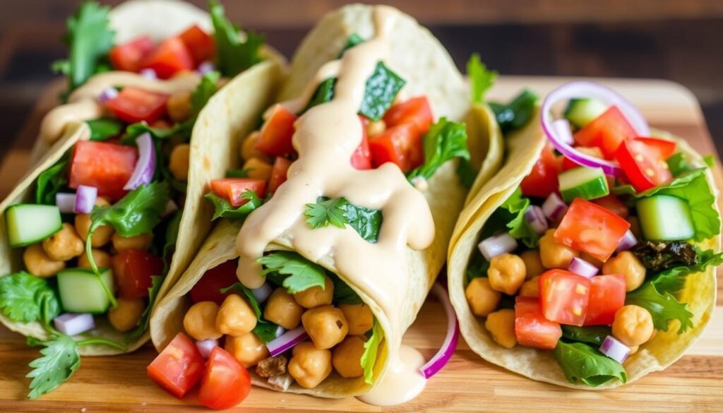 Chickpea Salad Wraps Chickpea Salad Wraps