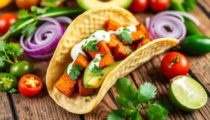 Sweet potato taco Sweet potato taco