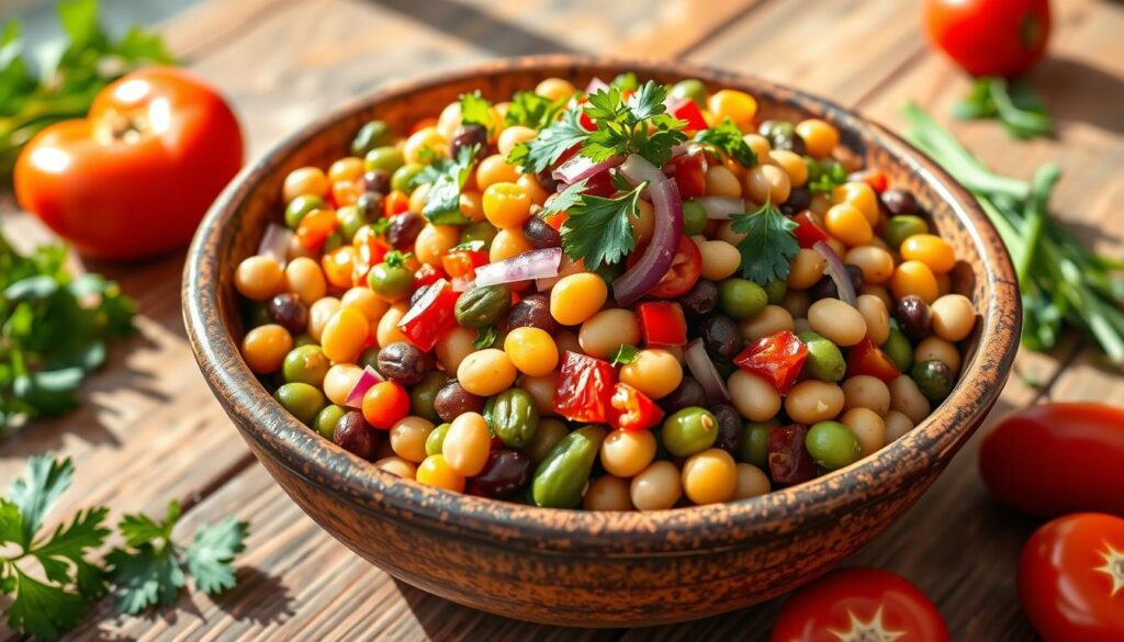 Three-Bean Salad Dish Three-Bean Salad Dish