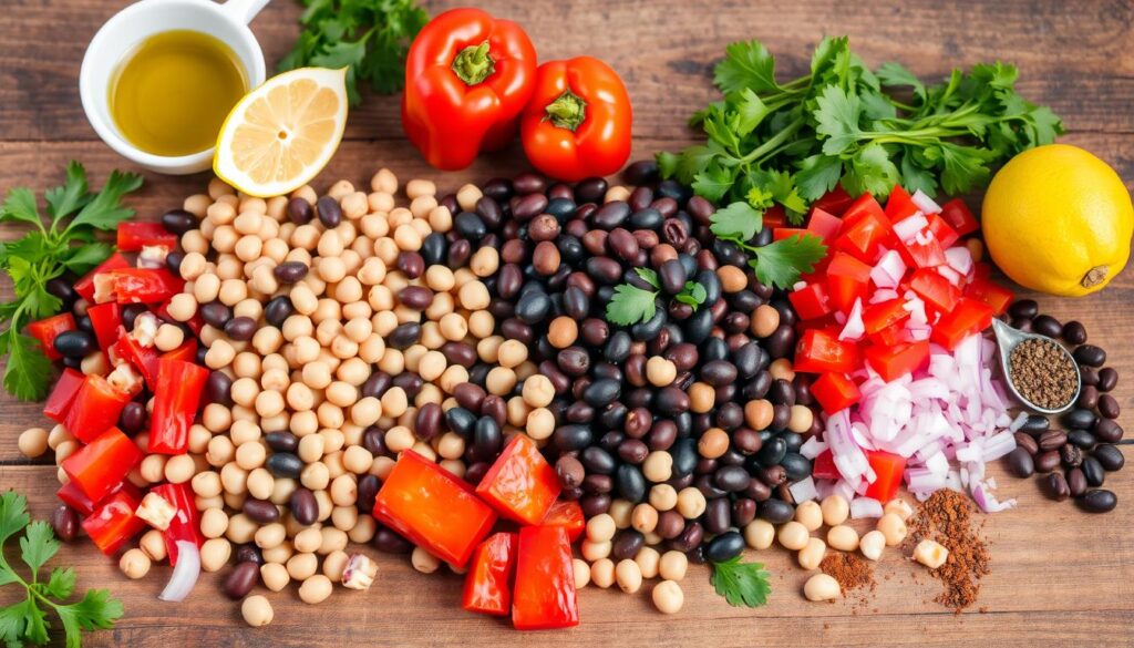 Three-Bean Salad Ingredients Three-Bean Salad Ingredients