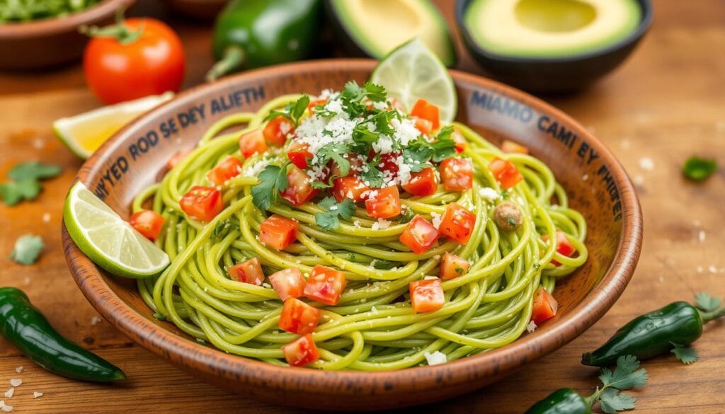 green mexican spaghetti green mexican spaghetti