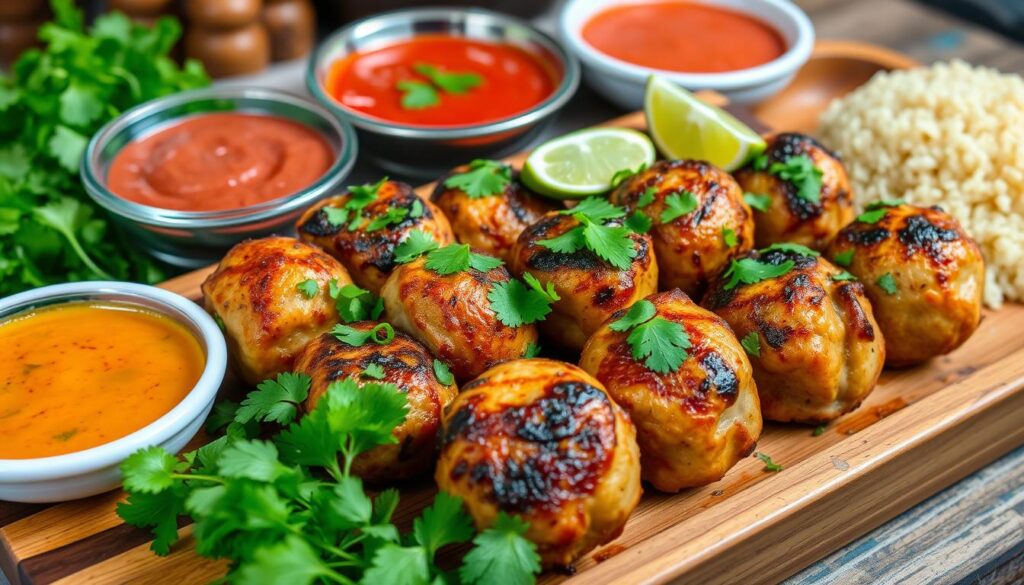 grilled chicken meatballs grilled chicken meatballs