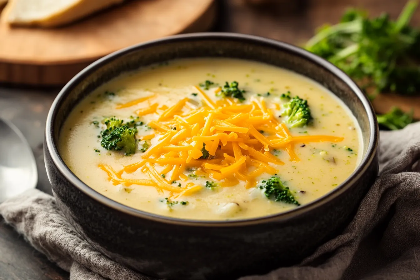 Broccoli Cheddar Soup: The Ultimate Comfort Food 1 Broccoli Cheddar Soup – Creamy, Cheesy Comfort in a Bowl!