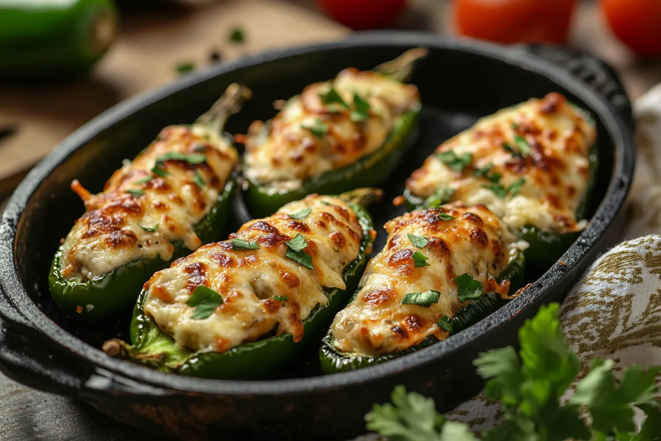 Cheese Stuffed Jalapeños: A Delicious Appetizer Recipe 1 Cheese Stuffed Jalapeños – Spicy, Cheesy, and Irresistible!