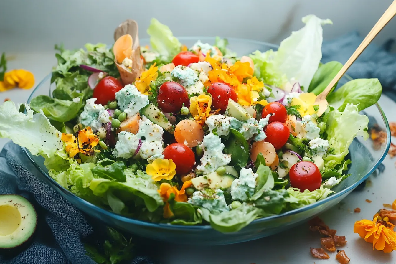 Easy Cobb Salad Without Bacon Recipe | Fresh & Healthy 1 Cobb Salad Without Bacon – A Fresh & Flavorful Twist!