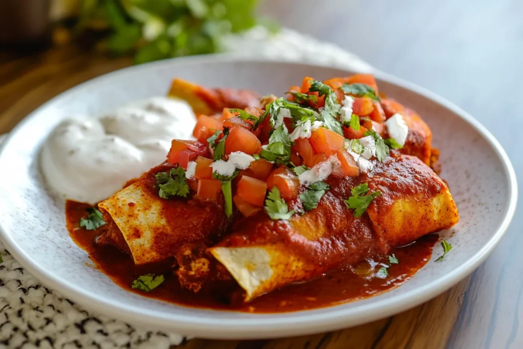 Enchiladas Rojas – Bold, Spicy & Flavorful