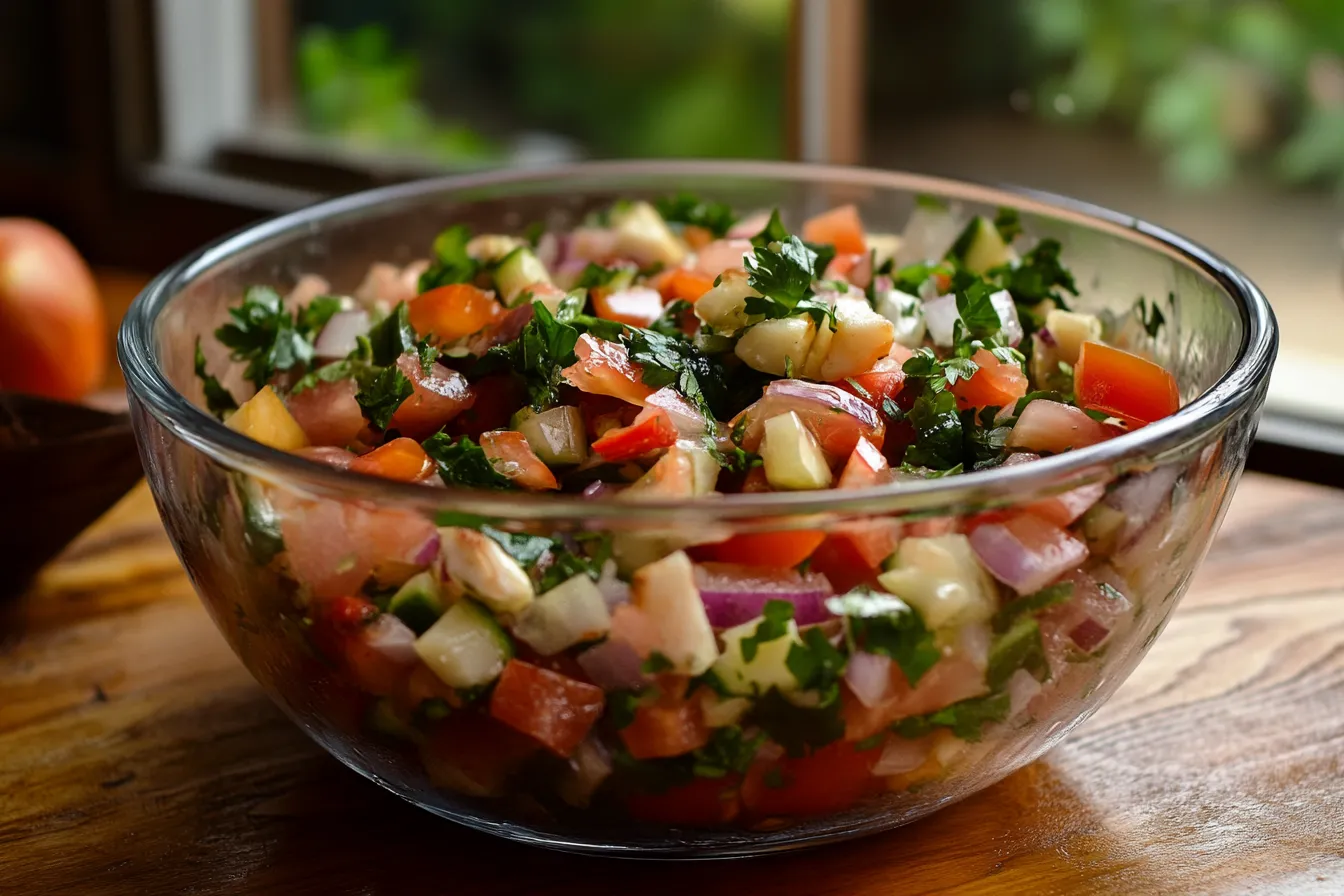 Easy Greek Salad Without Feta Cheese Recipe 1 Greek Salad Without Feta Cheese – A Fresh & Zesty Delight!