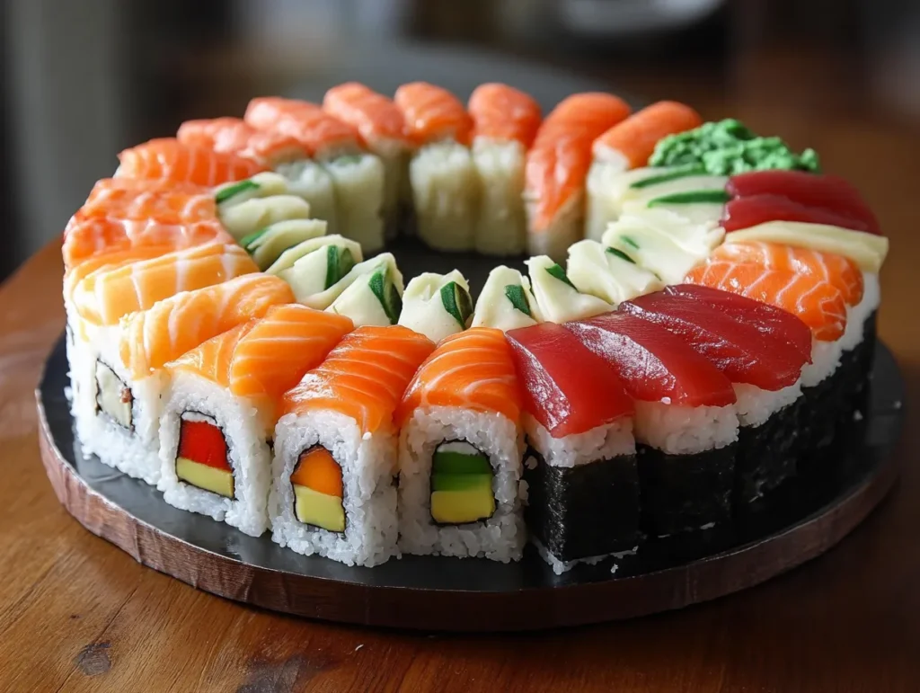 Sushi Cake Recipe: A Unique and Delicious Creation 2 Sushi Cake