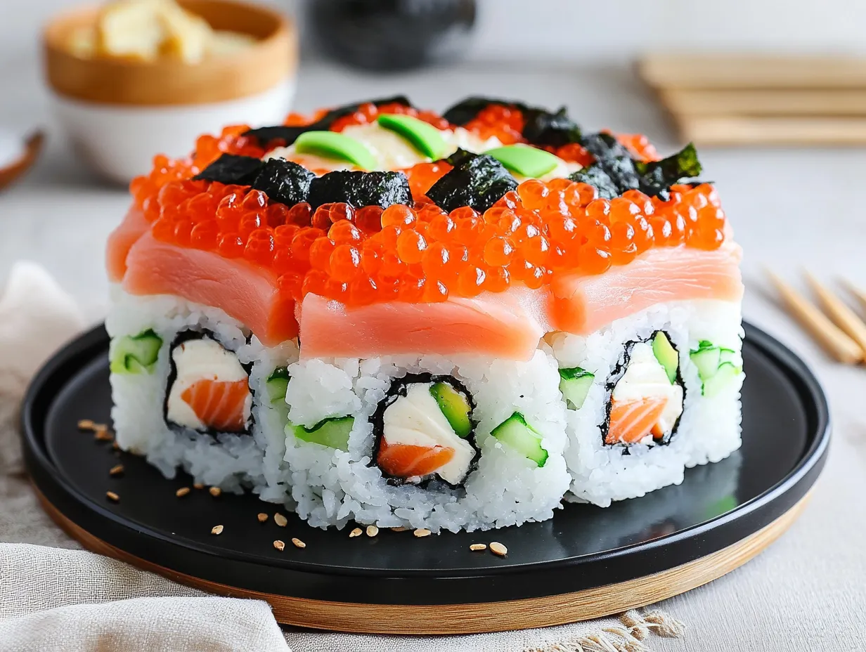 Sushi Cake Recipe: A Unique and Delicious Creation 1 Sushi Cake Recipe