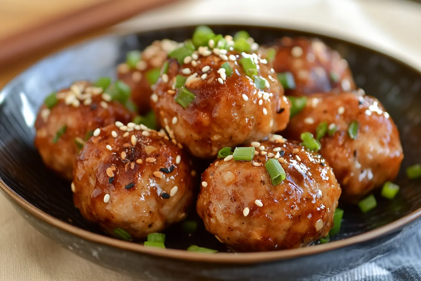 Teriyaki Chicken Meatballs: A Flavorful Dinner Journey 1 Teriyaki Chicken Meatballs