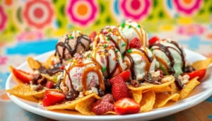ice cream nachos ice cream nachos