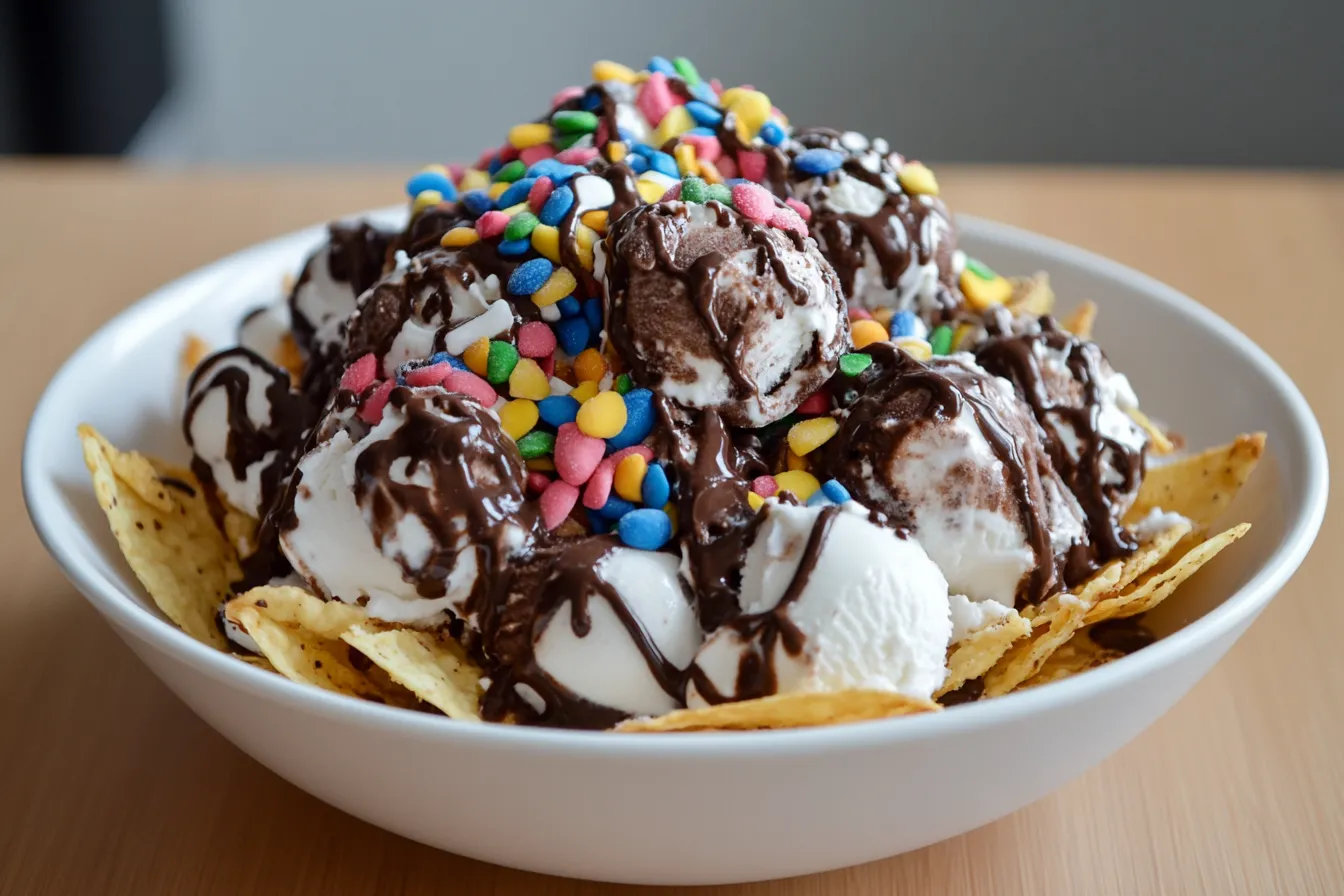 The Ultimate Ice Cream Nachos Recipe – A Fun and Delicious Dessert 1 Ice Cream Nachos – A Fun & Sweet Dessert Twist