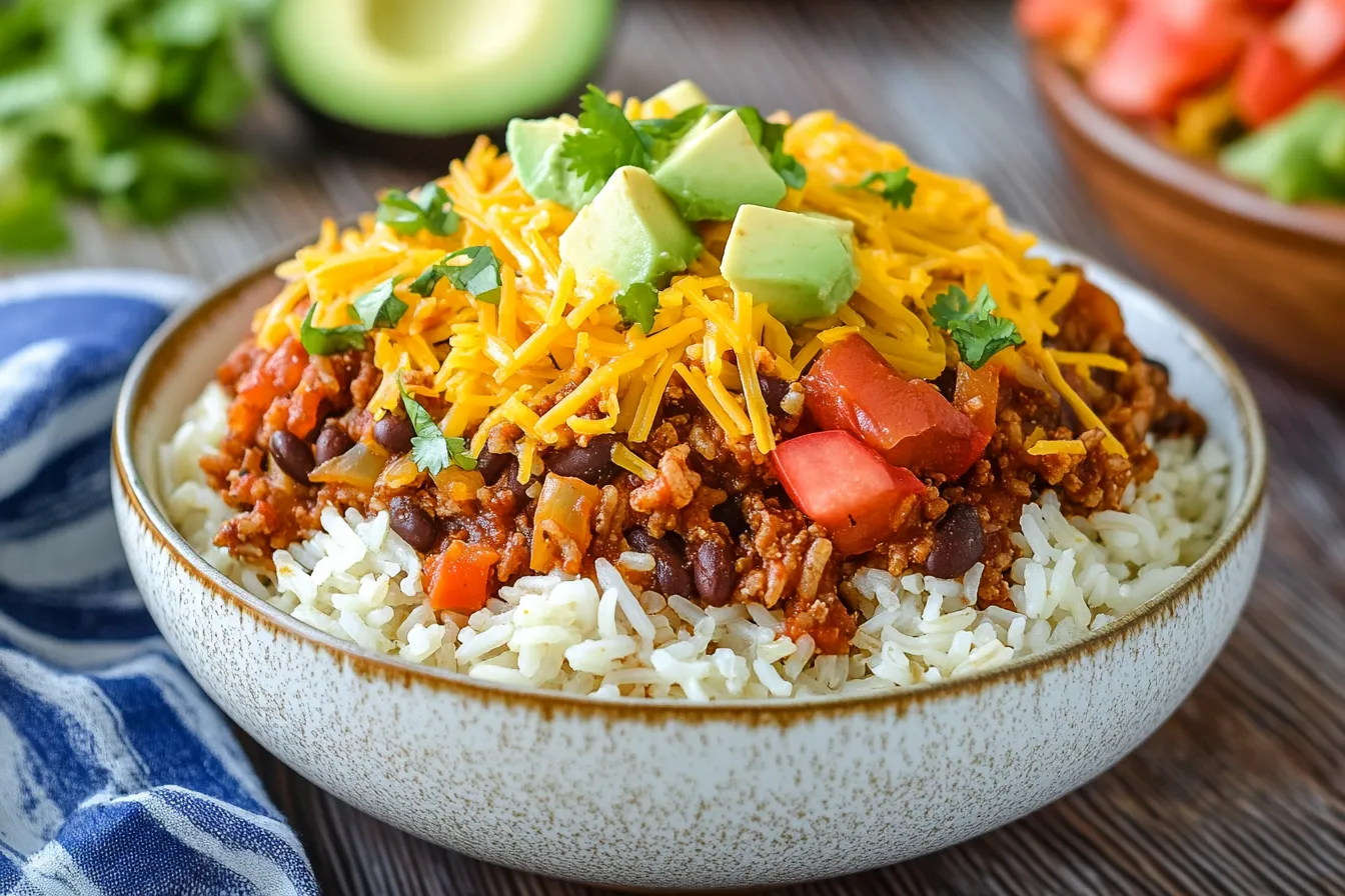 Taco Rice Ideas You Need to Try Today 1 Bold, flavorful, and super easy to make, this Taco Rice is a must-try for taco lovers! 🌮🍚🔥 Who else loves a spicy, savory twist on classic rice