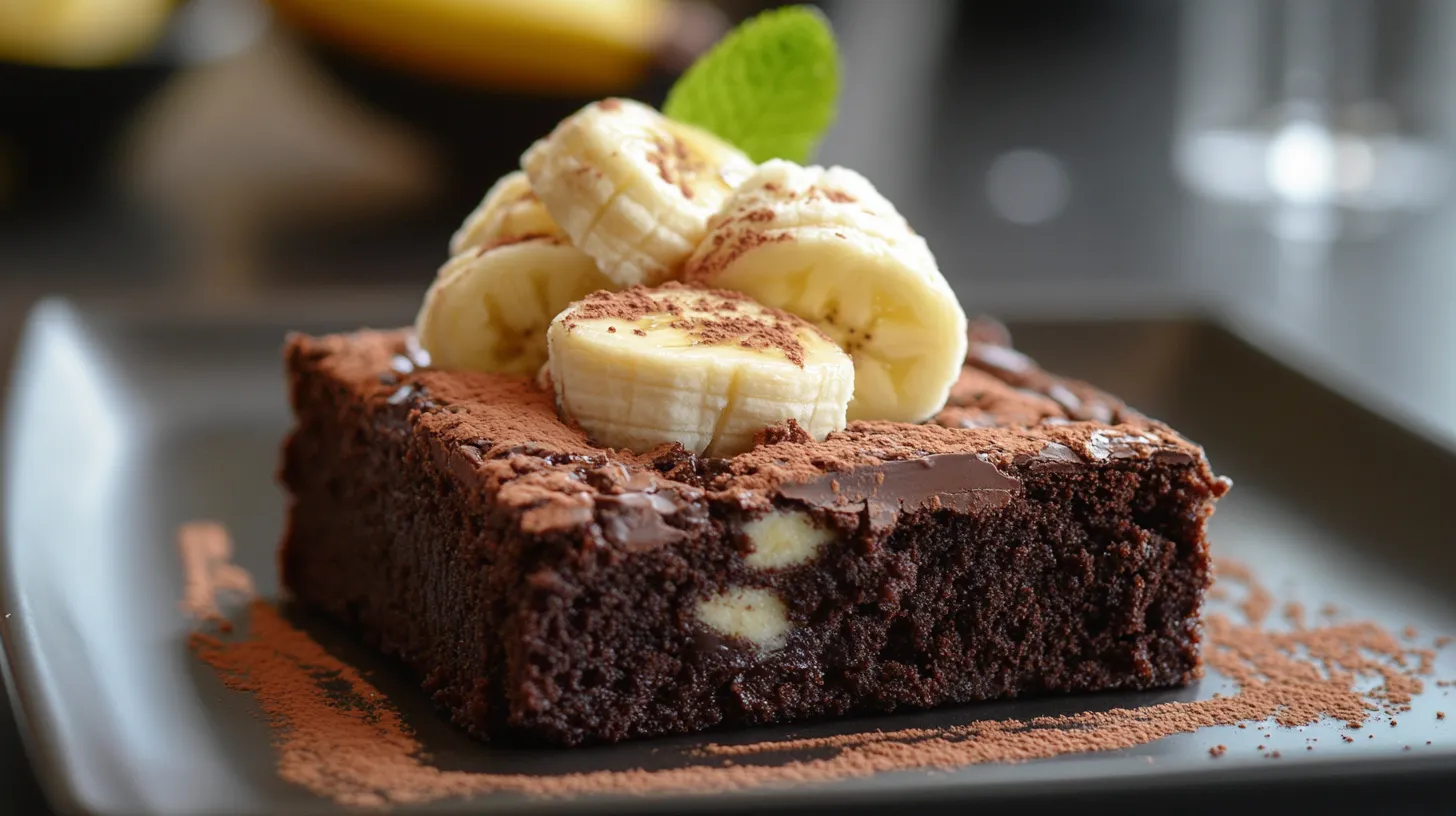 My Favorite Banana Brownie Recipe to Try Tonight! 1 Banana Brownie recipe
