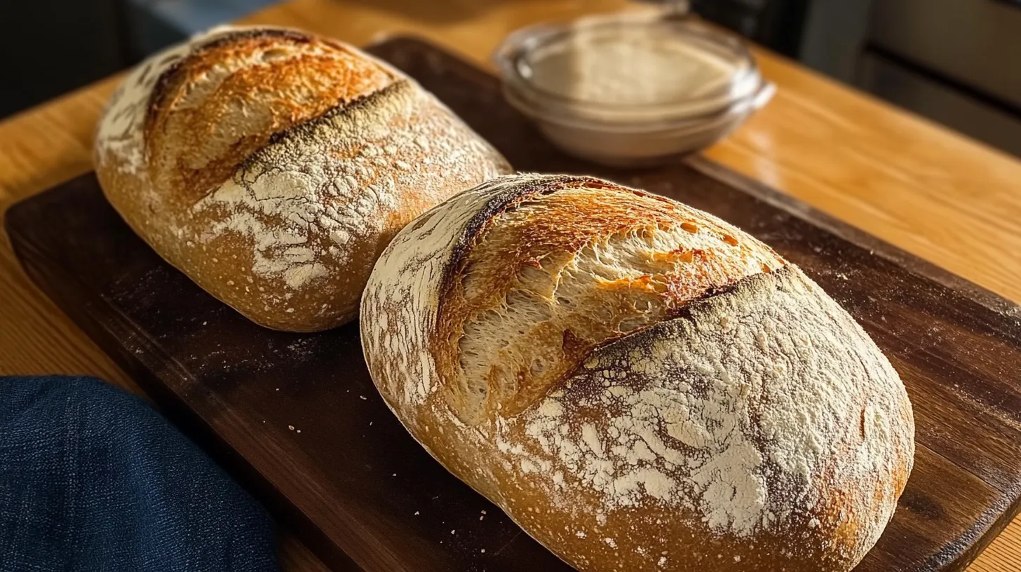 Simple easy sourdough bread recipe for Beginners - Try Now! 1 This easy sourdough bread recipe yields a crusty, chewy loaf with a light tangy flavor. Perfect for beginners and pros alike, it's made with just a few ingredients and no commercial yeast.