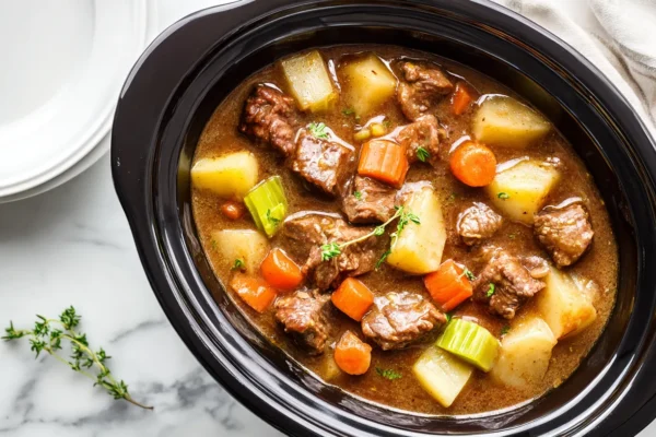 Hearty Crockpot Beef Stew