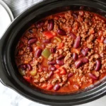 Yummy Crockpot Classic Chili