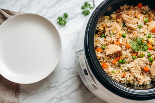 One-Pot Rice Cooker Chicken and Rice