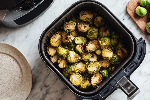 Crispy Air Fryer Brussels Sprouts