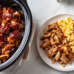 Easy BBQ Pulled Chicken Slow Cooker