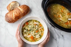 Classic Crockpot Chicken Noodle Soup