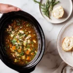 Comforting Crockpot Chicken Soup