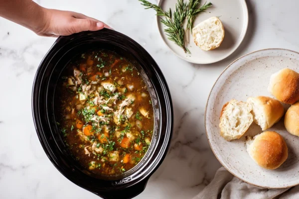 Comforting Crockpot Chicken Soup
