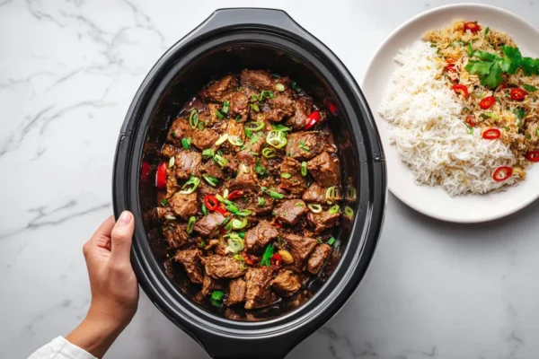 Slow Cooker Pepper Steak