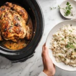 Herb-Roasted Slow Cooker Whole Chicken