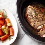 Juicy Herb-Roasted Turkey Breast in Crockpot