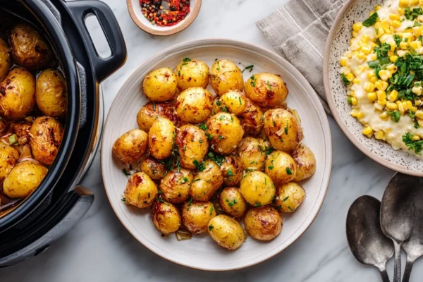 Perfect Instant Pot Garlic Parmesan Baby Potatoes
