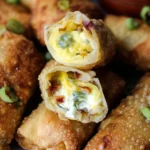 Air Fryer Mini Jalapeno Popper Egg Rolls