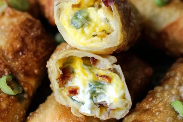 Air Fryer Mini Jalapeno Popper Egg Rolls