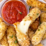 Air Fryer Mozzarella Sticks