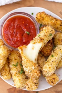 Air Fryer Mozzarella Sticks