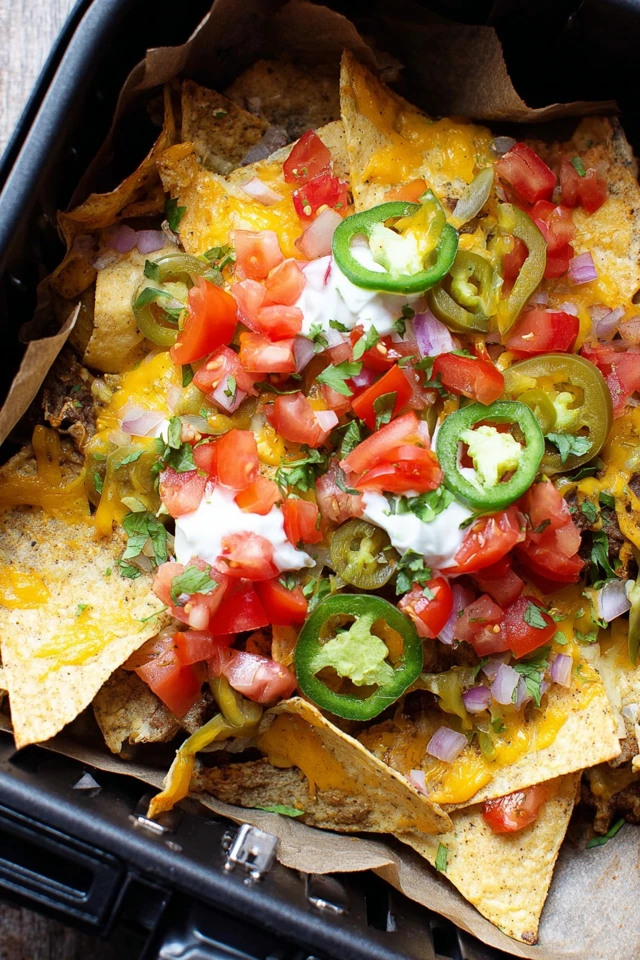 Guilt-Free Air Fryer Nachos