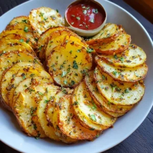 Air Fryer Sliced Potatoes