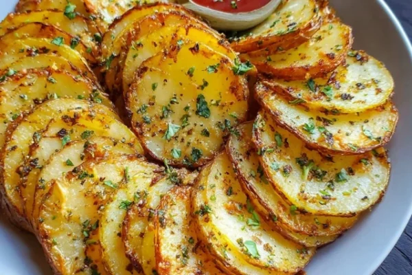 Air Fryer Sliced Potatoes
