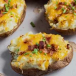 Air Fryer Twice Baked Potatoes