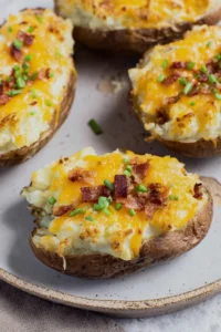Air Fryer Twice Baked Potatoes
