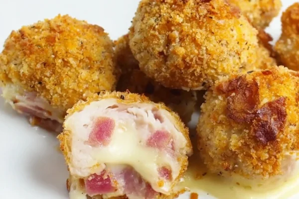 Air fryer Cordon Bleu Bites