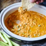 Crockpot Buffalo Chicken Dip