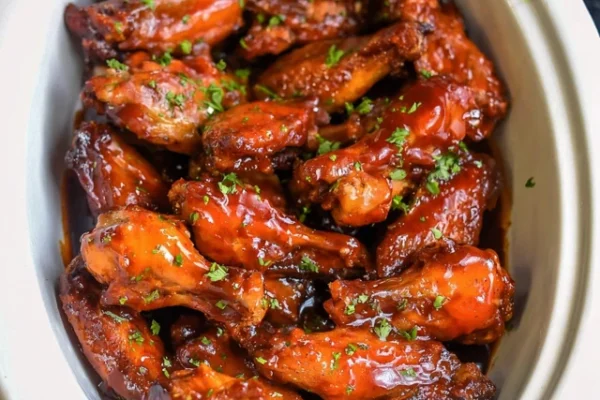 Crockpot Honey Garlic Chicken Wings