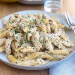 Garlic Parmesan Chicken Pasta Crock pot