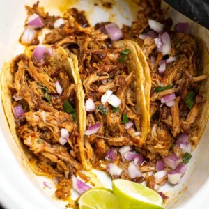 Tender Carnitas in slow cooker