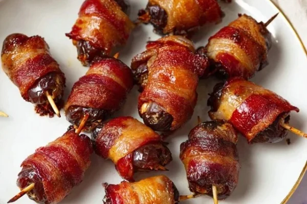 Air Fryer Bacon Wrapped Dates
