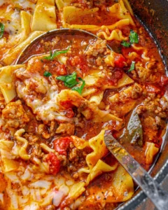 BEST EVER One-Pot Lasagna Soup Recipe Slow cooker