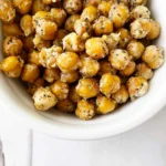 Crispy Air Fryer Garlic-Parmesan Chickpea Crunch Bites